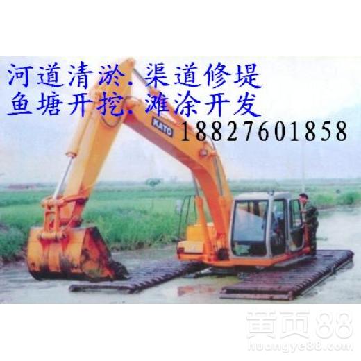鄭州市登封縣清淤機械水上挖機出租 專業高效，助力水域工程